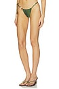 view 3 of 6 The Porshia Bottom in Forest Green