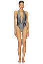 view 1 of 3 MAILLOT DE BAIN 1 PIÈCE THE SORAYA in Silver