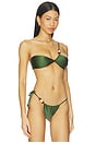 view 2 of 6 The Porshia Top in Forest Green
