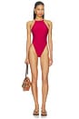 view 1 of 4 MAILLOT DE BAIN 1 PIÈCE THE ROXANNA in Wine Red