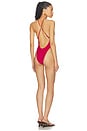 view 3 of 4 MAILLOT DE BAIN 1 PIÈCE THE ROXANNA in Wine Red