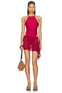 view 4 of 4 MAILLOT DE BAIN 1 PIÈCE THE ROXANNA in Wine Red