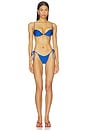 view 4 of 4 The Lychee Top in Cobalt Blue