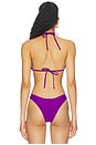 view 3 of 4 The Campbell Top in Indigo Purple