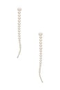 view 1 of 2 Genesis Pearl Earrings in 14k Yellow Gold & Freshwater Pearl
