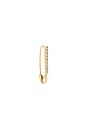 view 1 of 3 Mini Diamond Safety Pin Single Earring in 14k Yellow Gold & Diamond