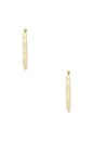 view 3 of 3 BRINCOS in 14k Yellow Gold