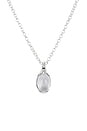 view 2 of 3 Crystal Orb Amulet Necklace in Sterling Silver