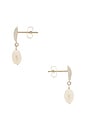 view 2 of 2 Pelagie Pearl Earrings in Sterling Silver & Freshwater Pearl