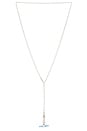 view 1 of 3 COLLAR LUNETTE in Sterling Silver & Blue Topaz