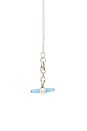 view 2 of 3 COLLAR LUNETTE in Sterling Silver & Blue Topaz