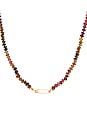 view 3 of 4 COLLIER in 14k Yellow Gold & Tourmaline Rondelle Beads