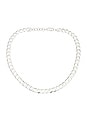 view 1 of 3 Flat Curb Chain Necklace in Sterling Silver