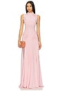 view 1 of 4 Backless Maxi Dress in Ostrich Feather Pink