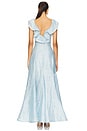 view 3 of 4 x REVOLVE Azure Ruffle Dress in Blue