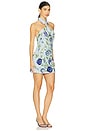 view 2 of 4 Naia Floral Halter Dress in Periwinkle Blue