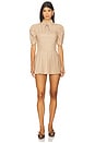view 1 of 4 MINIVESTIDO PLISSADO ALENA in Cuban Sand