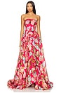 view 1 of 3 Bloom Gown in Fuchsia Bloom Print