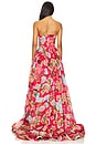 view 3 of 3 Bloom Gown in Fuchsia Bloom Print