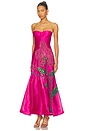 view 3 of 5 Orchid Embroidered Gown in Orchid Pink
