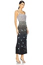 view 2 of 4 Ravens Wing Beaded Dress in Chrome Ombre