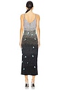 view 3 of 4 Ravens Wing Beaded Dress in Chrome Ombre