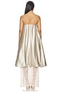 view 3 of 4 Champagne Lace Gown in Silver