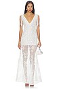 view 1 of 4 ROBE LACEY  in White