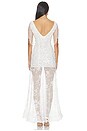 view 3 of 4 ROBE LACEY  in White