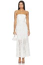view 1 of 4 ROBE MI-LONGUE BALLET  in White