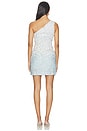 view 3 of 4 ROBE COURTE ICE FLOWER in Blue