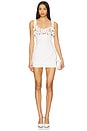 view 1 of 4 Frosted Chloe Mini Dress in White