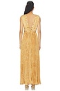view 3 of 4 Honeydew Printed Draped Gown in Printed