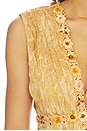 view 4 of 4 Honeydew Printed Draped Gown in Printed