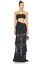 view 1 of 5 Luna Veil Tier Dress in Black
