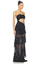 view 2 of 5 Luna Veil Tier Dress in Black