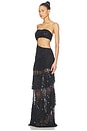 view 4 of 5 Luna Veil Tier Dress in Black