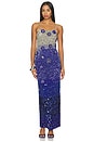 view 1 of 4 Sapphire Stardust Dress in Silver Navy