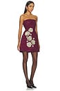 view 2 of 5 Midnight Rosette Dress in Cherry Red