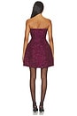 view 5 of 5 Midnight Rosette Dress in Cherry Red