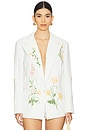 view 1 of 6 Summer Bloom Embellished Jacket in White