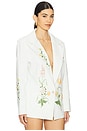 view 2 of 6 Summer Bloom Embellished Jacket in White