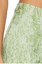 view 6 of 6 Mistleaf Ruffle Printed Pant in Green