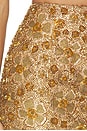 view 6 of 6 JUPE COURTE GILDED  in Gold