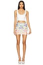 view 5 of 6 Amor Mini Skirt in Corallina
