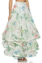 view 2 of 6 JUPE SKIRT in Petal Cascade Flounce