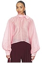 view 1 of 4 Petal Pink Tie-up Top in Petal Pink