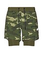 view 4 of 5 Forum Lite Short in Cypress Camo