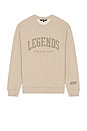 view 4 of 5 Fairfax Varsity Crew Sweatshirt in Taupe Heather