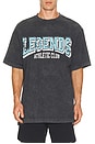view 1 of 5 Athletic Club Heritage Tee in Washed Charcoal